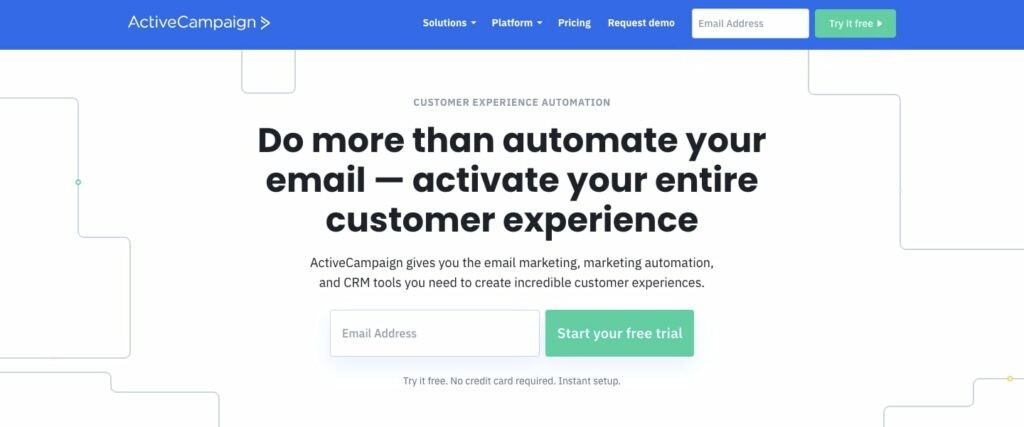 Activecampaign Homepage