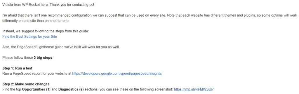 Wp Rocket Support