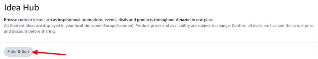 amazon idea hub browsing