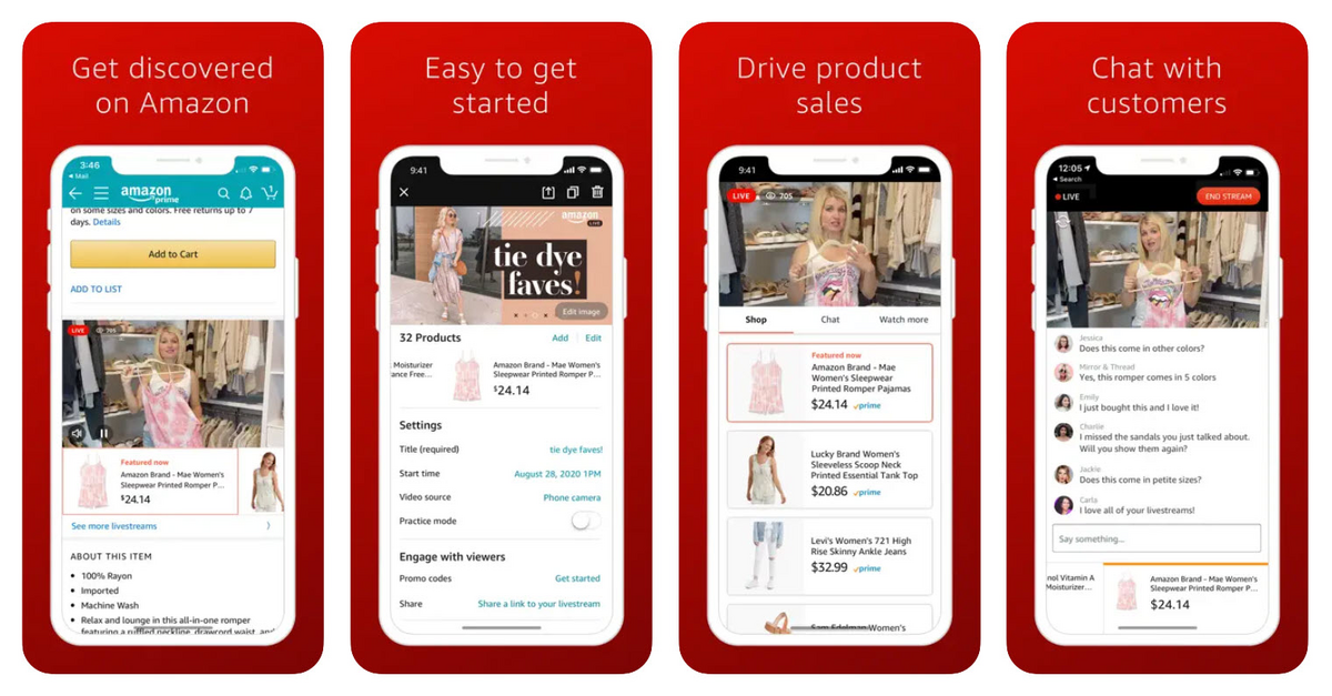 Amazon Live creator app