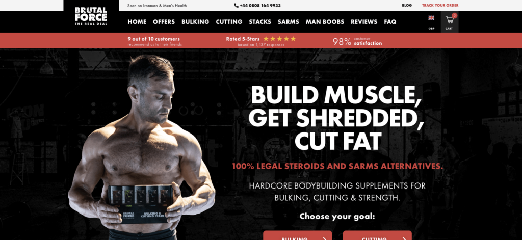 brutal force homepage
