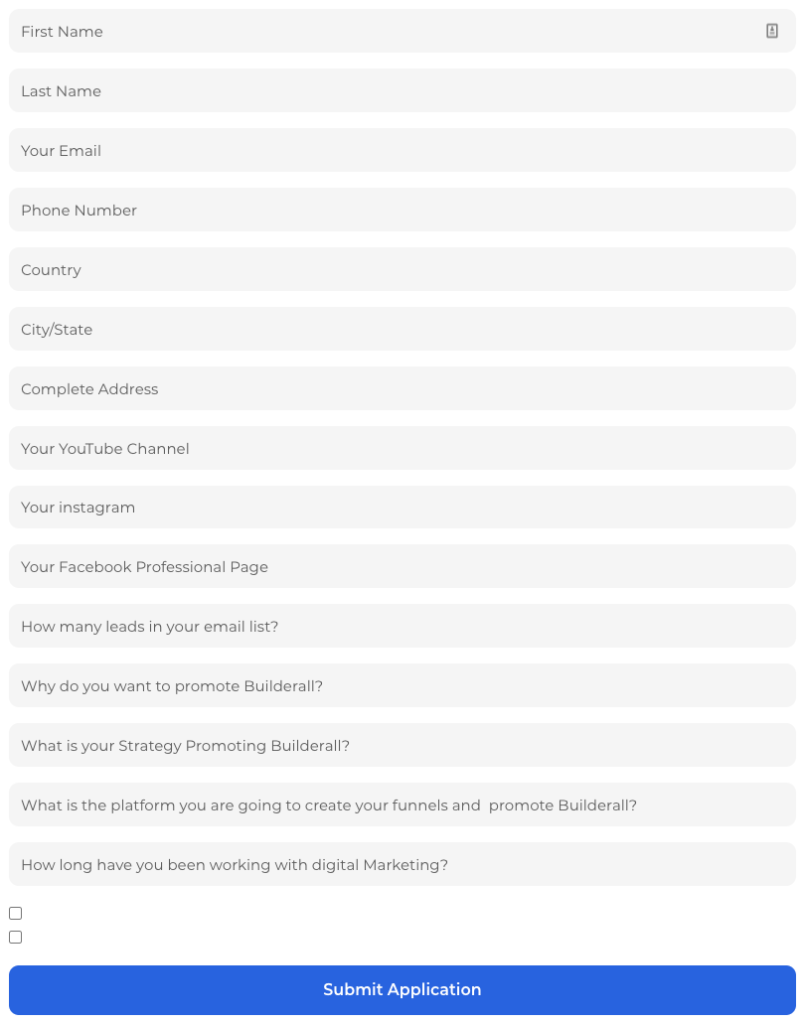 Builderall Affiliate Program Signup