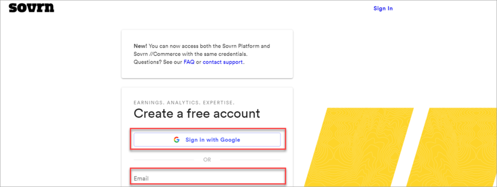 Create Account On Viglink