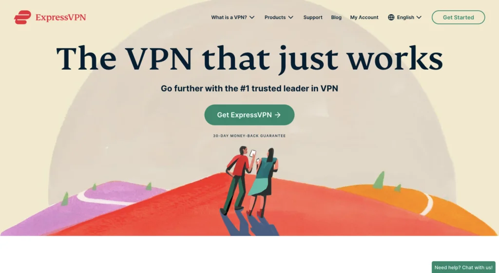 expressvpn homepage