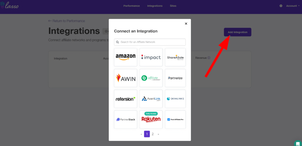 lasso integration