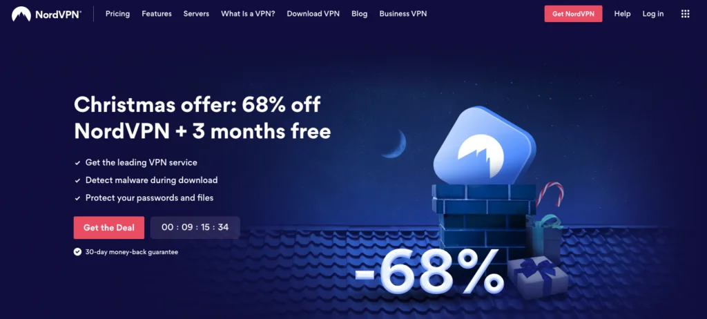 nordvpn homepage