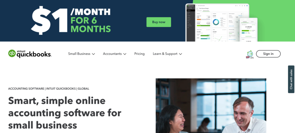 Quickbooks Homepage