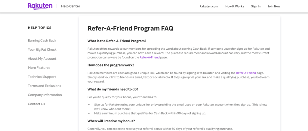 rakuten referral program