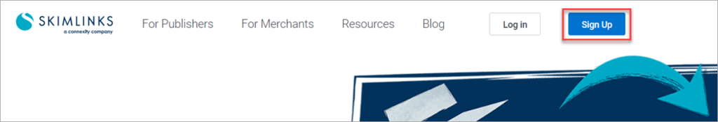 Skimlinks Signup